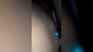 Amateur Flaunts Round Backside in Close-Up Clip