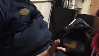 Redhead Gives a Blowjob at Her Desk During Work