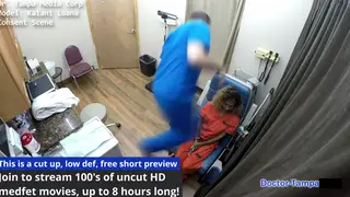 Petite Teen Endures Medical Bondage and Toy Play