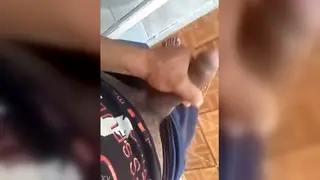 Solo Guy Jerks Quick Load in Intense Cumshot Clip