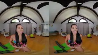 Petite Asian Stunner Delivers Deep POV Blowjob in VR