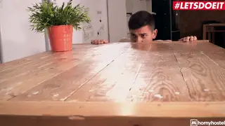 Blonde Teen Takes Anal From Stranger With Handjob And Pussy Licking