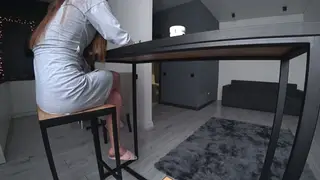 Mature MILF Cheats With Neighbor in Kitchen Anal Session