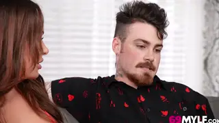 Stepmom MILF Teases Stepson in Slow Seduction