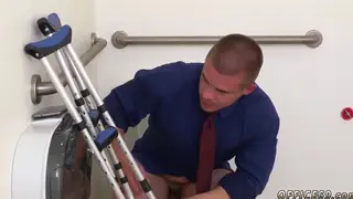 Straight Guy Takes Strap-On Pegging in HR Roleplay