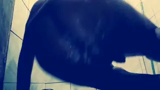 Solo Amateur Stretches Wide With a Vegetable Toy