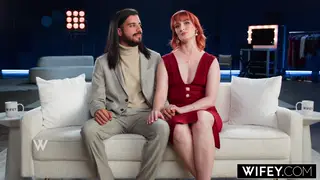 Redhead MILF Enjoys BBC While Husband Watches in Cuckold Scene