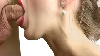 Close-Up Blowjob Ends with Oral Creampie