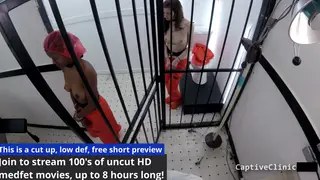 Bound Lesbians Endure Clinical Torment in Latex