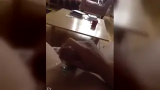Couch Handjob Leads to Thick Cumshot Finish