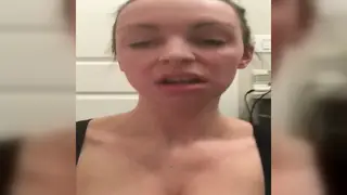 Busty Solo Performer Rides a Pink Toy to Squirting Climax