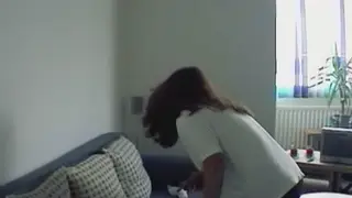 German MILF Masturbates Before Hard Fuck and Facial