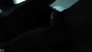 Latino Guy Shows Off in a Parked Vehicle