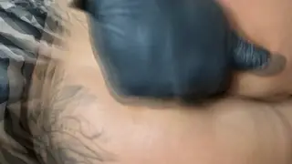 Tattooed Muscular MILF Services Neighbor With Anal and Deepthroat