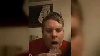Messy Facial Ends With a Mouthful Swallowed