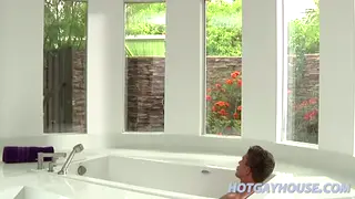 Two Masculine Twinks Bareback Until a Deep Creampie