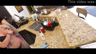 Busty Stepmom Drains Two Cocks in POV Bedroom Session