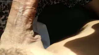 Curvy Latina Stepaunt Delivers Deep Blowjob in Car