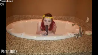 Busty Cosplayer Rides a BBC in a Roman Bath Setting