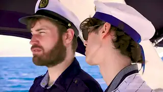European Twinks Hook Up On A Boat Outdoors