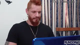 Two Men Share Blowjob and Bareback Session
