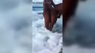 Latino Studs Fuck Bareback on a Sunny Beach