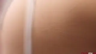 Curvy Amateur Stretches Ass with Huge Toy POV