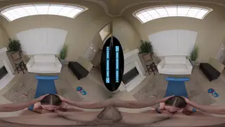 Busty Yoga Teacher Rides Student in VR POV