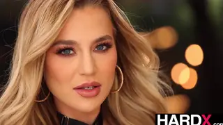 Blonde Bombshell Rides Hard in Lingerie After Deep Throat