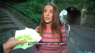 Teen Student Takes Interracial Creampie Outdoors