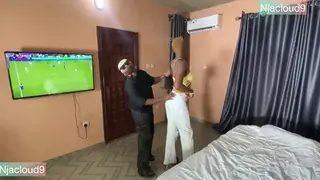 Ebony Lesbians Share Double Squirting Climax