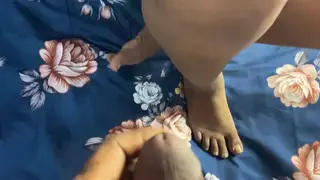 Indian Stepdaughter Squirts Hard While Fingering Husband