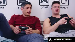 Muscular Neighbor Delivers Bareback Anal Creampie