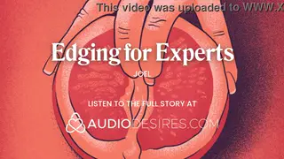 Male Voice Guides Listener Through Edging Handjob