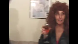 Busty Grandma Rides Outdoors Before Hotel Facial