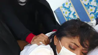 Masked Stranger Joins MILF for Holiday Doggystyle