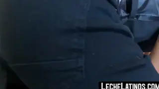 Muscular Latino Stud Gets Rimmed Deep Then Barebacked Hard