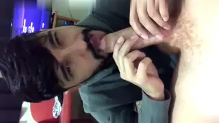 Latino Performer Gives Slow Oral to Thick Shaft
