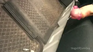 European Driver Uses a Cock Ring for a Public Cumshot