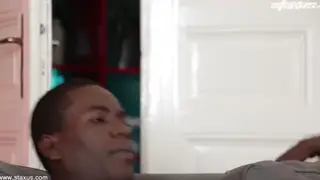 Older Daddy Barebacks Twink in Interracial Hookup