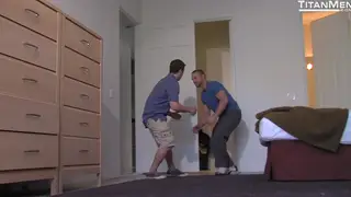 Muscular Daddy Couple Explores Intense Anal Connection