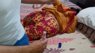 Stepson Massages Curvy Stepmom Before POV Doggystyle Finish