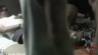 Curvy Latina Wife Shared in Cuckold Gangbang