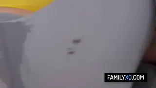 Chubby Stepdaughter Shares Toy Play With Stepparents