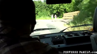 European Tourist Picked Up for Rough Car Hookup