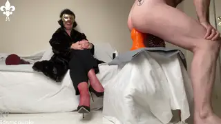 Tattooed Sub Endures Femdom Fisting and Toy Training for the First Time