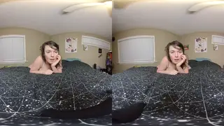 Brunette Teen Teases Panty Fetish in VR