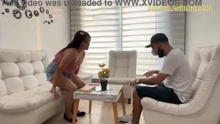 Curvy Latina Student Earns Her Grade With a Deep Blowjob