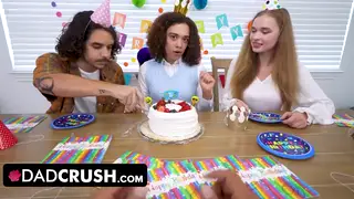 Stepdad Claims Birthday Creampie After Deep Throat