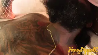 Ebony Femdom Rides Her Patient After an Oily Handjob